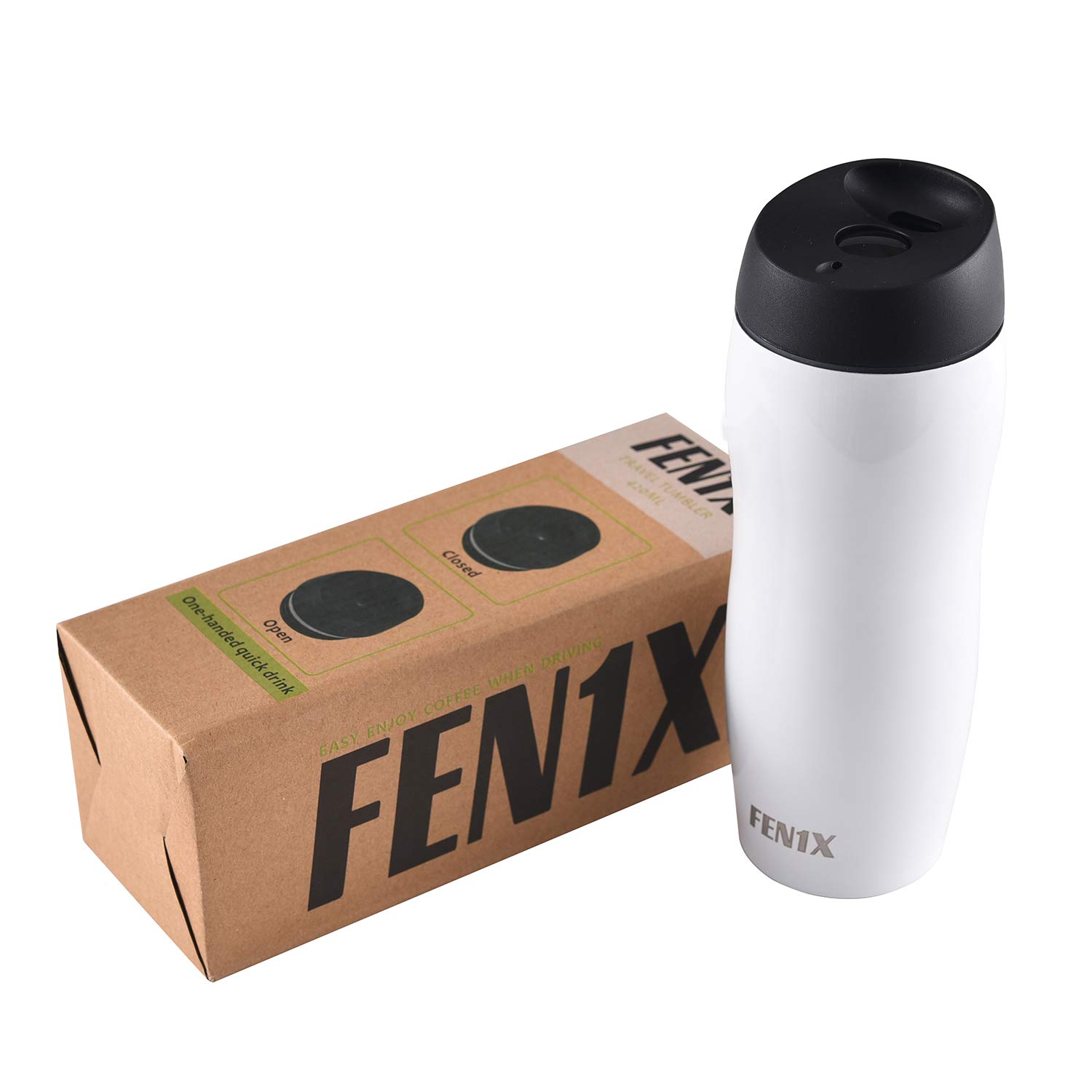 Amazon.com: FEN1X Traveller 14 oz Tumbler, Stainless Steel Vacuum